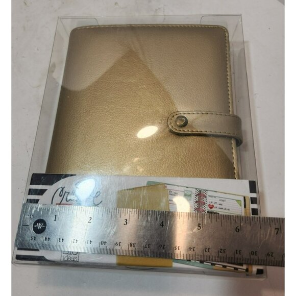 Me & My Big Ideas Create 365 The Happy Planner Deluxe Mini Cover Gold NIB - Picture 8 of 8
